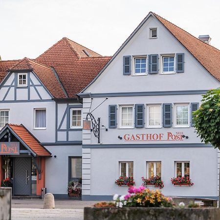 Hotel-Gasthof Neue Post Leutershausen  Экстерьер фото